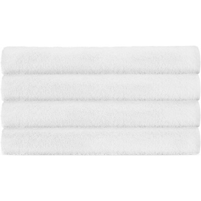 Chakra Turkish Organic Bath Towels Set of 4 (Bamboo Cotton, Extra Large) Luxury Bath Sheets | Quick Dry Towel Sets for College, Bathroom, Kitchen, Spa, Hotel, Wedding & More | Sustainable Bamboo