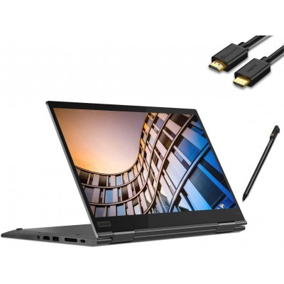 Lenovo ThinkPad X1 Yoga Gen 4 14" FHD 1080p IPS Multi-Touch 2-in-1 Business Laptop with Pen (Intel Quad-Core i7-8665U, 16GB RAM, 512GB SSD) Thunderbolt 3, Windows 10 Pro, IST Computers HDMI Cable