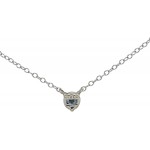 14k Gold Lab-Grown Diamond Pendant Solitaire Necklace (0.33 cttw, VS2-SI1 Clarity) 18&#34;