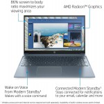 2021 HP Pavilion 15.6" FHD IPS Laptop, AMD Ryzen 5 4500U 6-Core, 8GB RAM, 512GB PCIe NVMe M.2 SSD, WiFi 6, HDMI, Numeric Keypad, Windows 10, Horizon Blue, W/ IFT Accessories