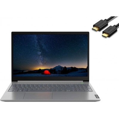 Lenovo ThinkBook 15 15.6" IPS FHD (1920x1080) Business Laptop (Intel Quad Core i7-1065G7, 32GB DDR4, 1TB SSD) Backlit, Fingerprint, Type-C, RJ-45, Windows 10 Pro, IST Computers HDMI Cable