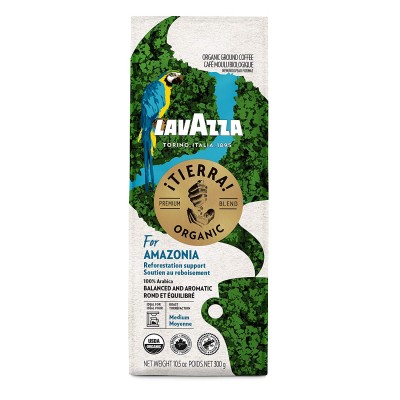 Lavazza ¡Tierra! Organic Amazonia Ground Coffee Medium Roast (Pack of 6)