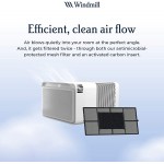 Windmill Air Conditioner: Smart Home AC - Easy to Install - Quiet - Energy Efficient - Side Insulation - Auto-Dimming LED Display - App and Voice-Enabled - 8,300 BTU