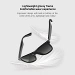 Wicue 0.1s Stepless Auto Tinting LCD Sunglasses with Smart Bluetooth Directional Audio Headphones Photochromic Polarized UV 400D Lenses Fast Charge for Men Women Unisex