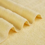 Degrees of Comfort Extra Large Turkish Bath Towels for Bathroom | Luxury Towel Set for Home Decor | 100% Cotton | Premium Hotel Quality - Yellow, 4 Bath Towels