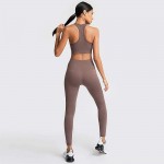 Women’s Yoga Outfits 2 piece Set Workout Tracksuits Sports Bra High Waist Legging Active Wear Athletic Clothing Set