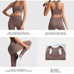 Women’s Yoga Outfits 2 piece Set Workout Tracksuits Sports Bra High Waist Legging Active Wear Athletic Clothing Set