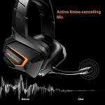 Wireless Gaming Headset for PS4/PS5/PC, 2.4GHz Ultra-Low Latency, Hi-Fi Lossless Sound Quality Gaming Headsets, Wireless Gaming Headphones with Noise Cancelling Microphone