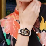 FEICE Women&#39;s Automatic Wrist Watch Fashion Skeleton Mechanical Watch Waterproof Wristwatch for Ladies FM606