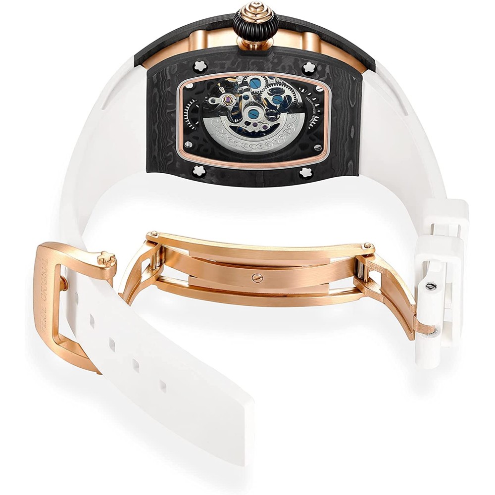 FEICE Women's Automatic Wrist Watch Fashion Skeleton Mechanical Watch