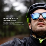 WGP Smart Audio Glasses (2nd Gen) for Outdoor Cycling Sport Sunglasses - Blue