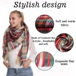 2021 Newest Design Fashionable Women Plaid Oversized Blanket Scarf With Tassel for Fall Winter