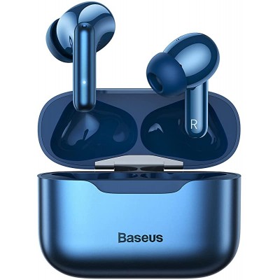 Baseus Active Noise Cancelling Wireless Earbuds ANC in Ear Headphones 4-Mics ENC Call Noise Cancelling Bluetooth 5.2 with Deep Bass/Wireless Charging for Work Home Office - S1 Pro