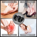 Foot Massager Shiatsu Massager Machine with Heat, Increases Blood Flow Circulation, Deep Kneading with Heat Therapy, Deep Tissue Electric Shiatsu Foot Massager.