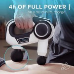 Massage Gun,Percussion Massage Gun for Athletes,Pro-G3 Handheld Fascia Gun Massager for Therapy and Relaxation,Ideal for Neck,Back,Arms,Calf&#39;s,Full Body Pain Relief,4 Power Levels,5 Attachments
