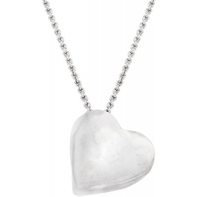 Ross-Simons Italian Sterling Silver Heart Pendant Necklace
